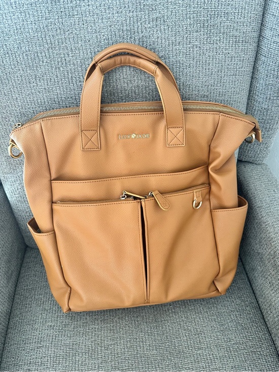 Lily Jade Handbags - Lily Jade Tan Vegan Leather Diaper Bag-Women’s Bag